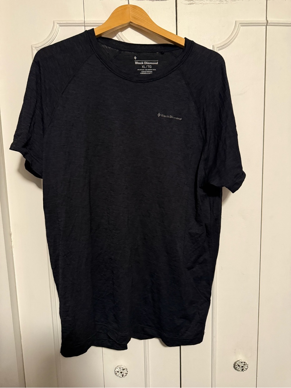 Black Diamond Men’s Black Crew Short-Sleeve Performance Tee